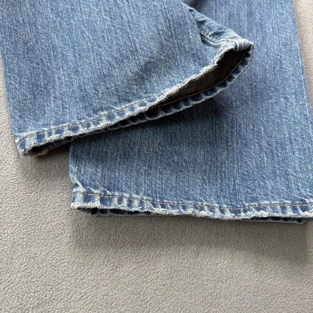 Polo Ralph Lauren Jeans Mens 33x32 Blue Hampton Relaxed Straight‎ Mid Rise Denim
